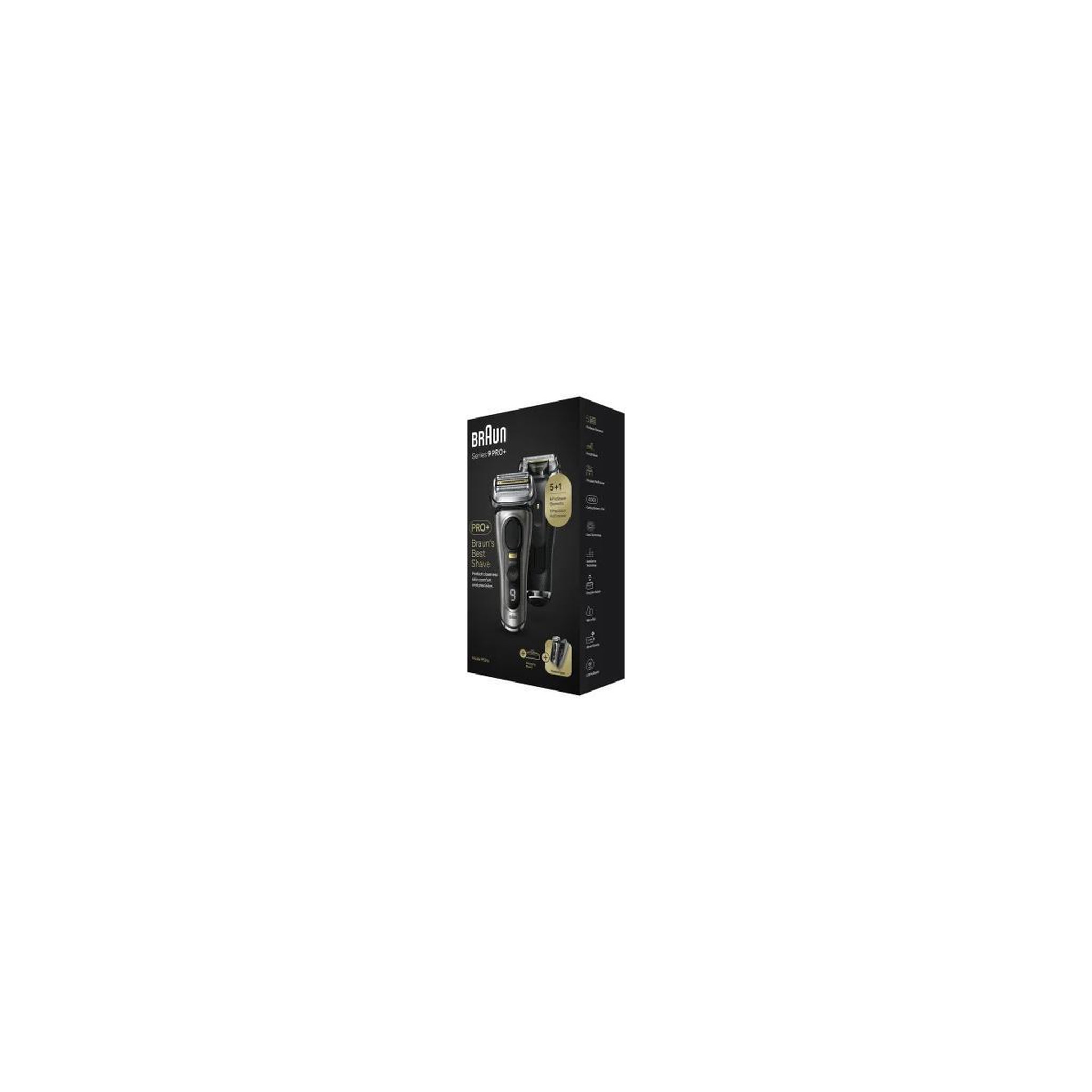 Voir la diapositive 3 : BRAUN Braun Series 9 Pro+ 9525s Wet & Dry Rasoir à grille Tondeuse Métallique