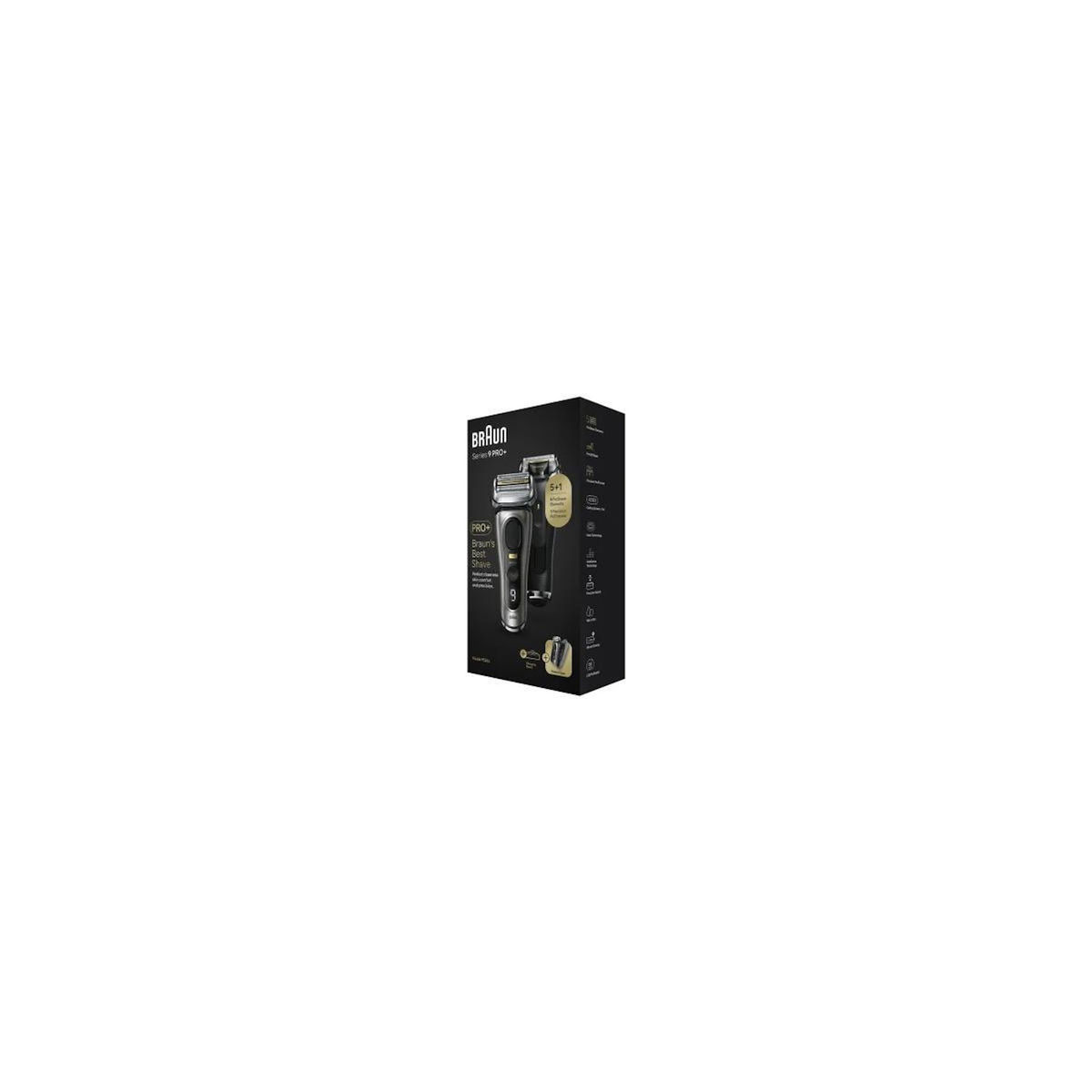 BRAUN Braun Series 9 Pro+ 9525s Wet & Dry Rasoir à grille Tondeuse Métallique