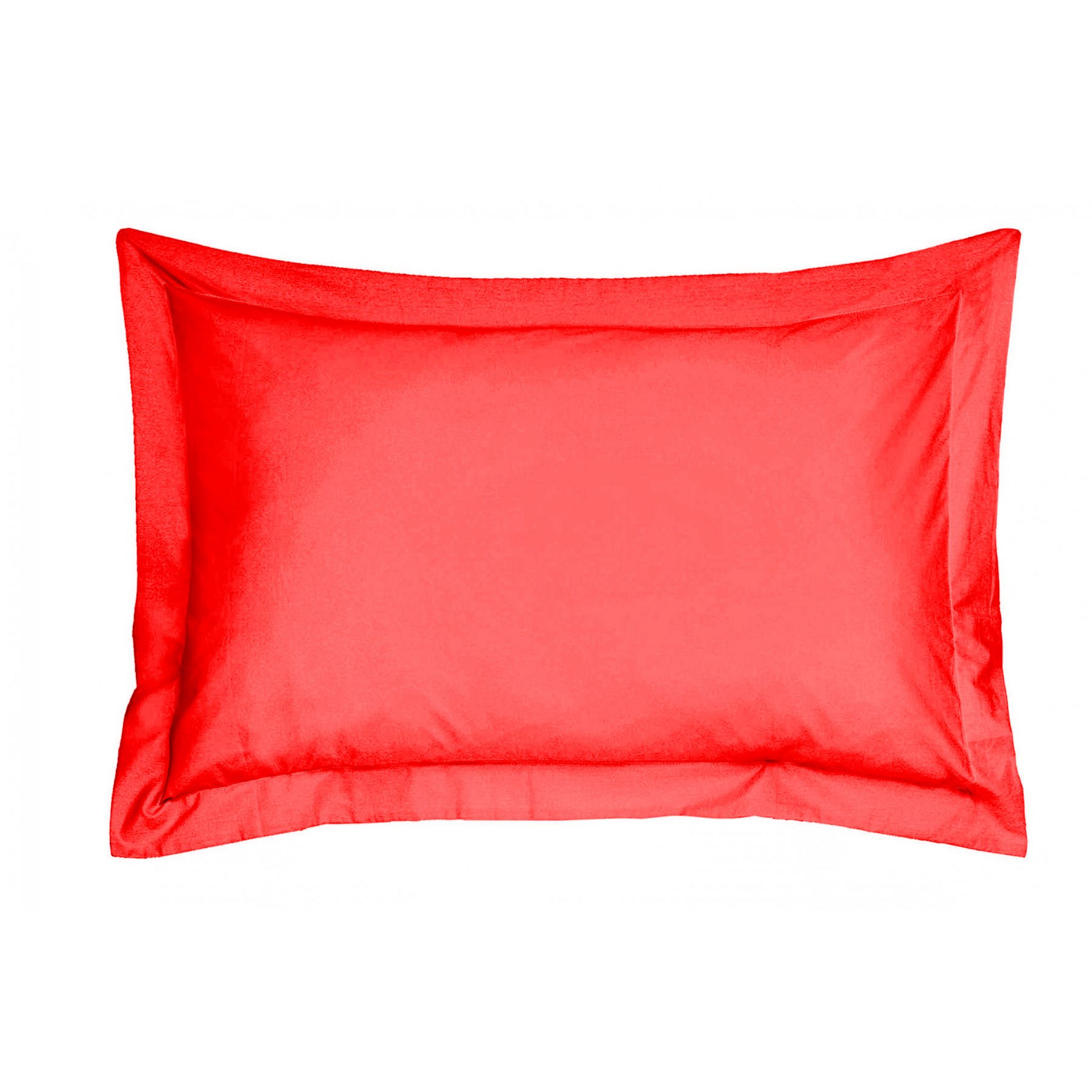Lot De 2 Taies D'oreiller De Voyage Coop - Rouge Feu, Zip, Taille 13.75x19 Pouces