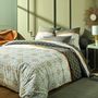 Voir la diapositive 1 : Home collection Parure housse de couetteavectaie oreiller coton percale tily havane