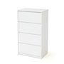 Voir la diapositive 6 : WEBABY Commode 4 tiroirs avec plan a langer 70