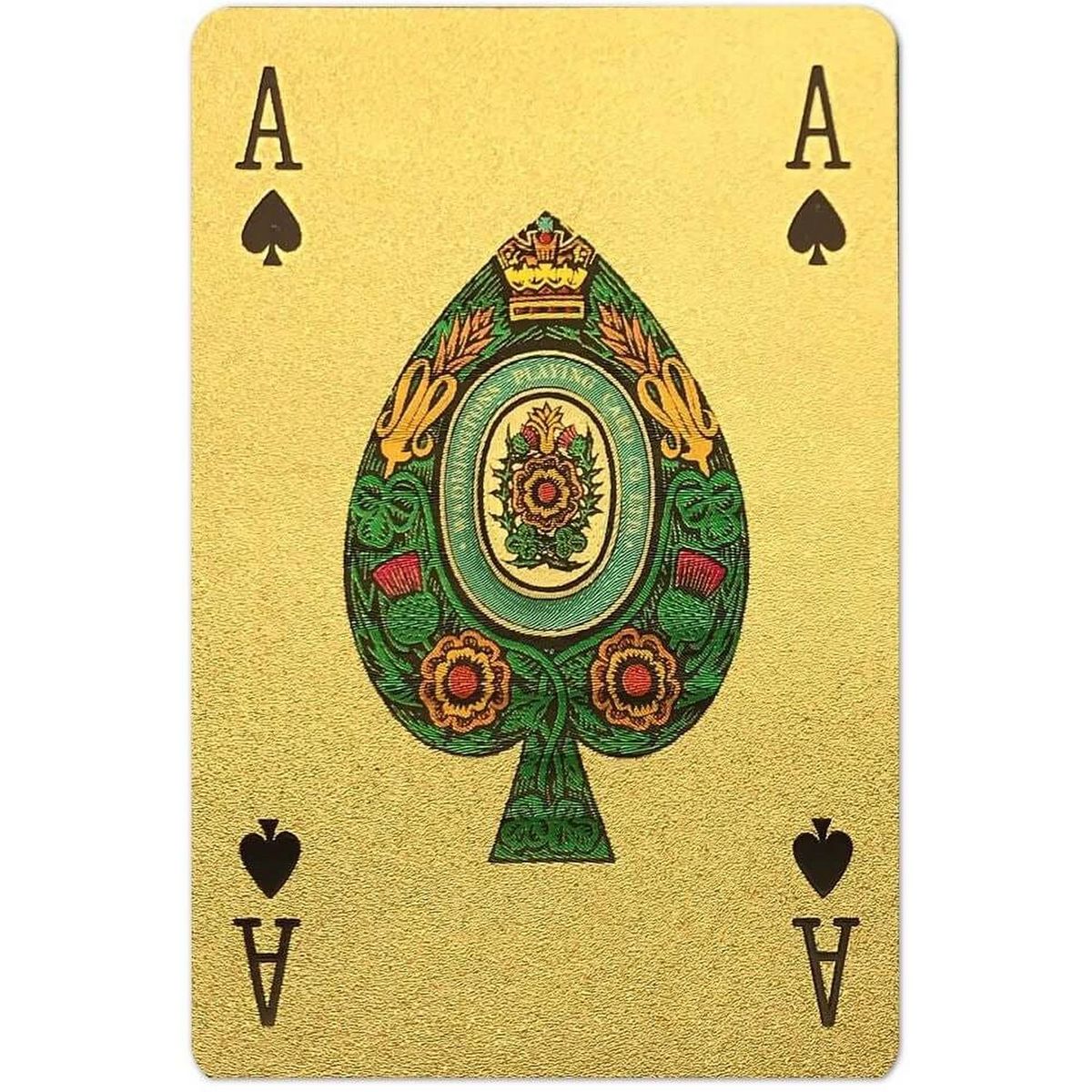  WINNING MOVES Jeu de 54 cartes Or