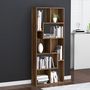 Voir la diapositive 1 : VIDAXL Bibliotheque Chene marron 67x24x161 cm Bois d'ingenierie