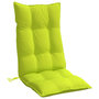 Voir la diapositive 5 : VIDAXL Coussins de chaise a dossier haut lot de 2 vert vif