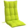 Voir la diapositive 5 : VIDAXL Coussins de chaise a dossier haut lot de 2 vert vif