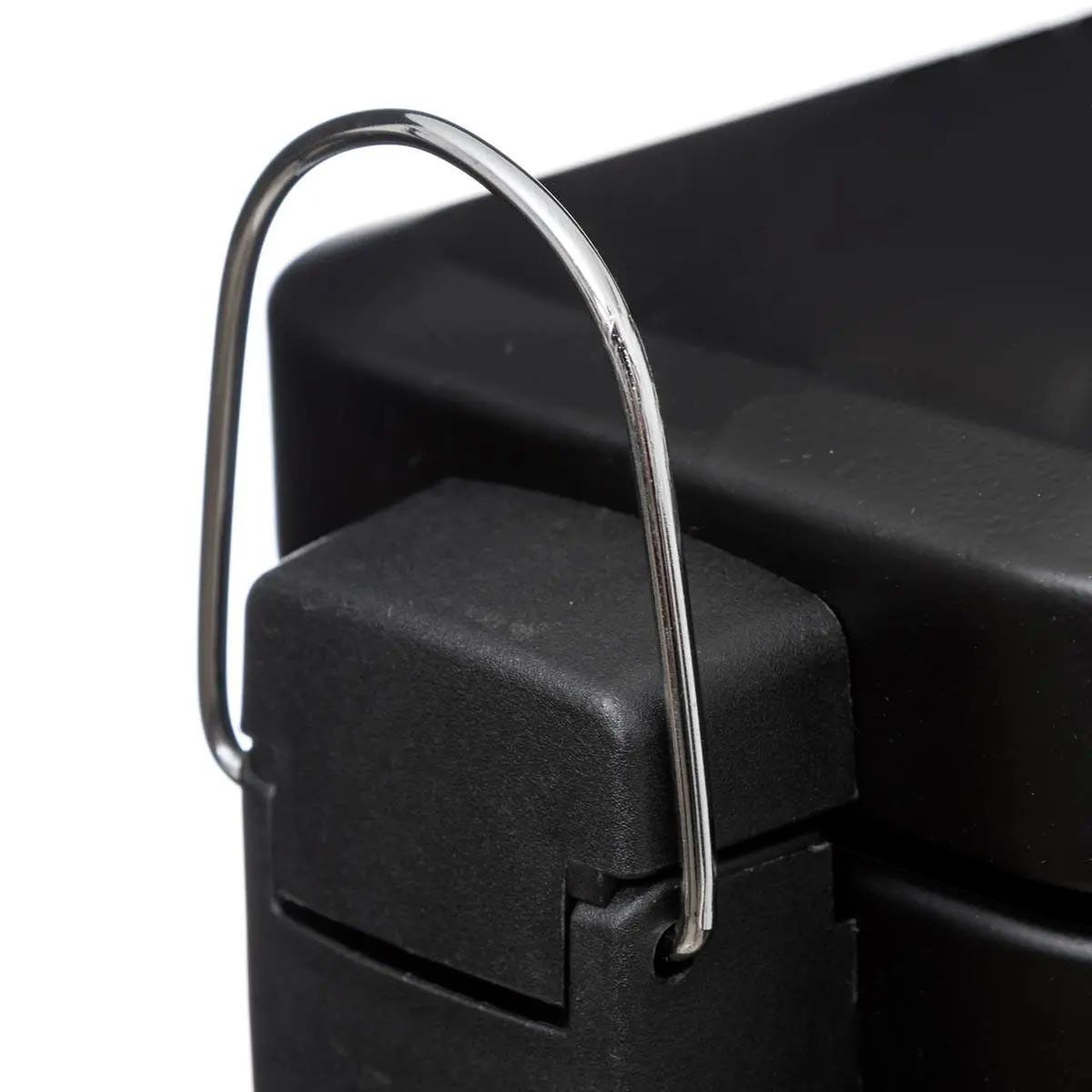 Voir la diapositive 3 : FIVE Poubelle de salle de bain  rectangle  5l noir