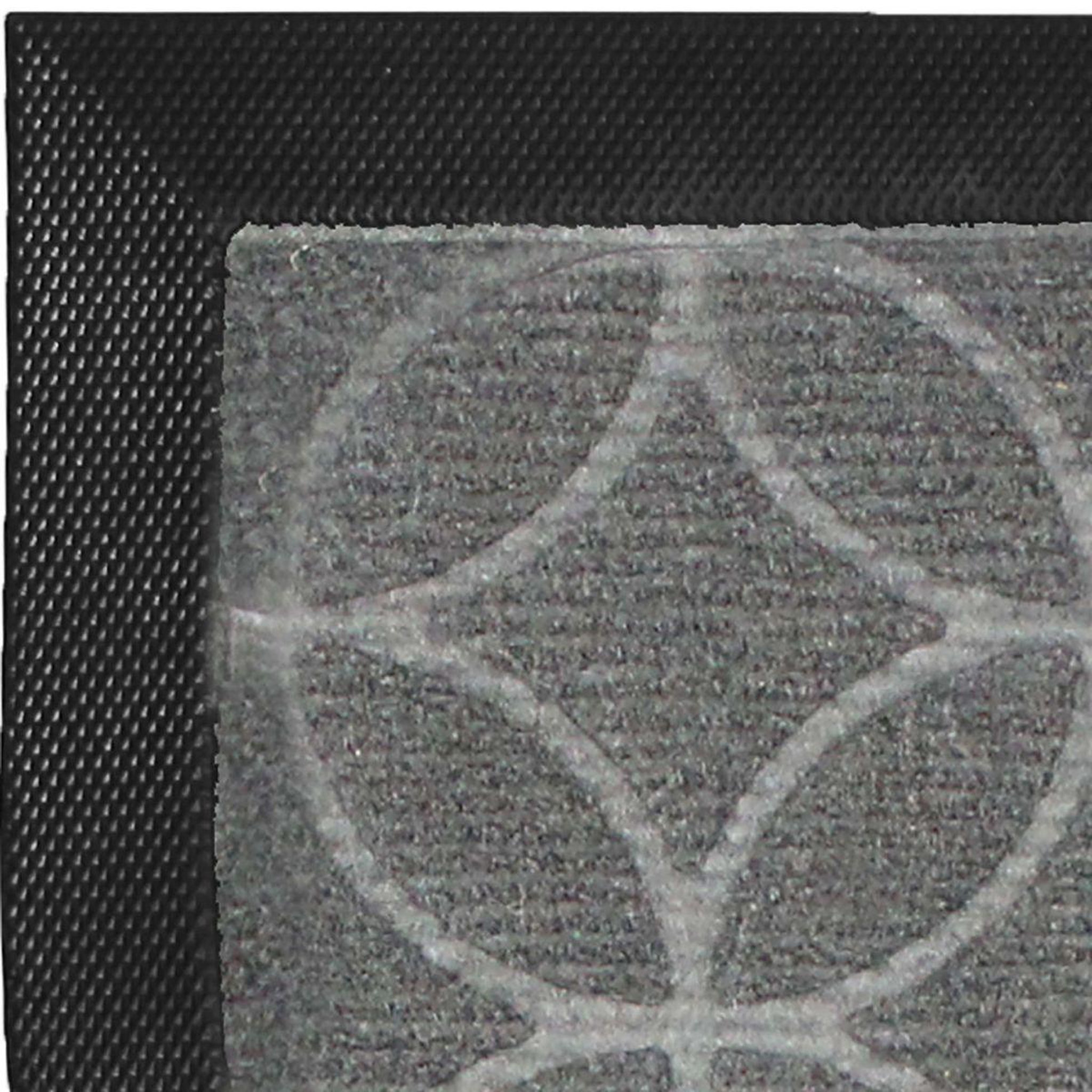 Voir la diapositive 2 : Douceur d'Intérieur Tapis d'entrée en relief  emilio  45x75cm gris