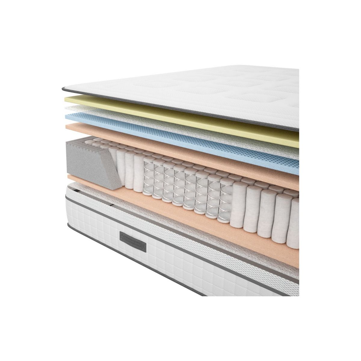 OBED  Matelas ressorts 180x200cm MEMORY SPRING 