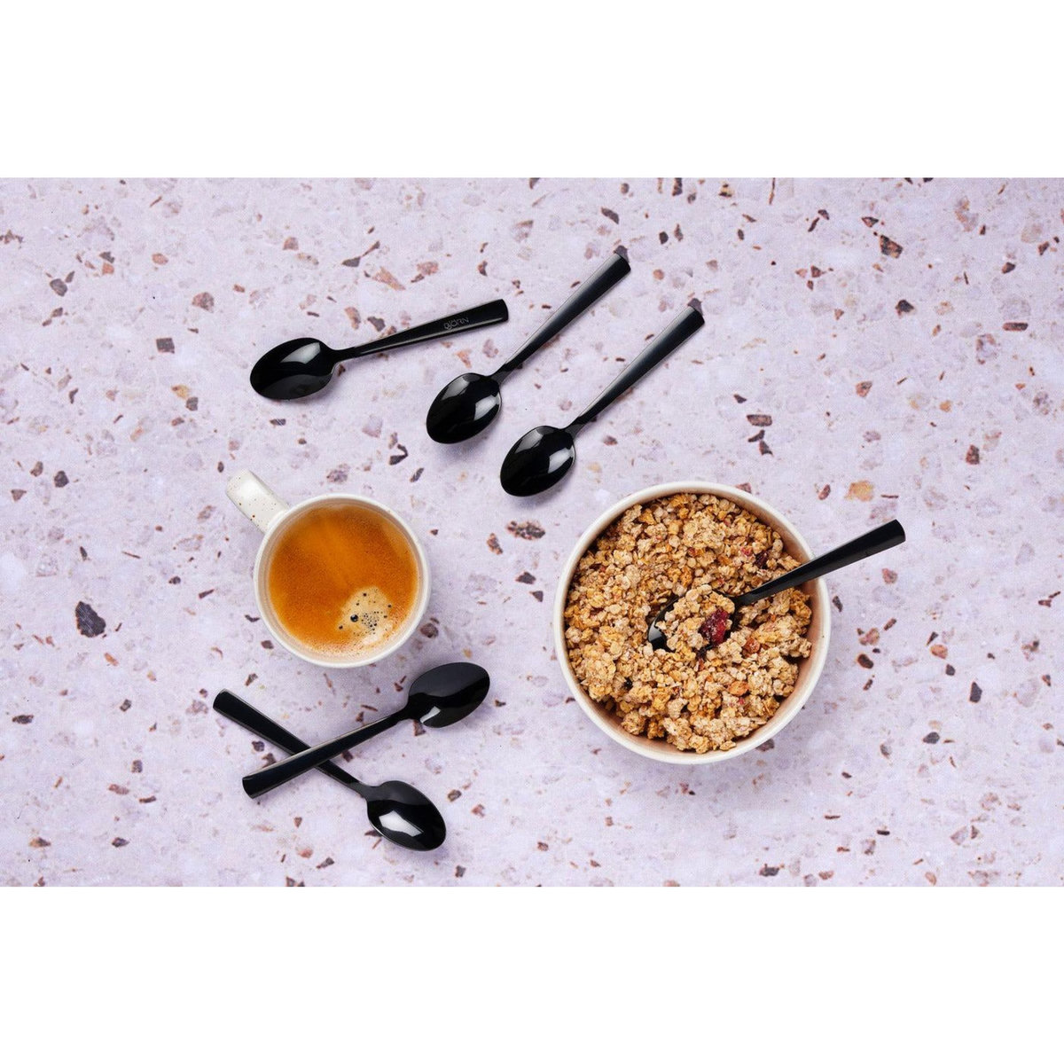 BJORN Coffret 6 petites cuillères TELMO - Black