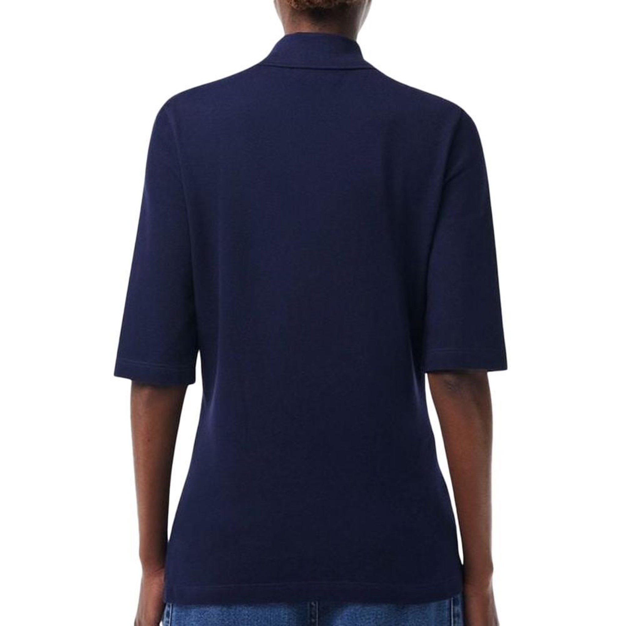 Voir la diapositive 4 : Lacoste Polo marine femme lacoste polo slim fit
