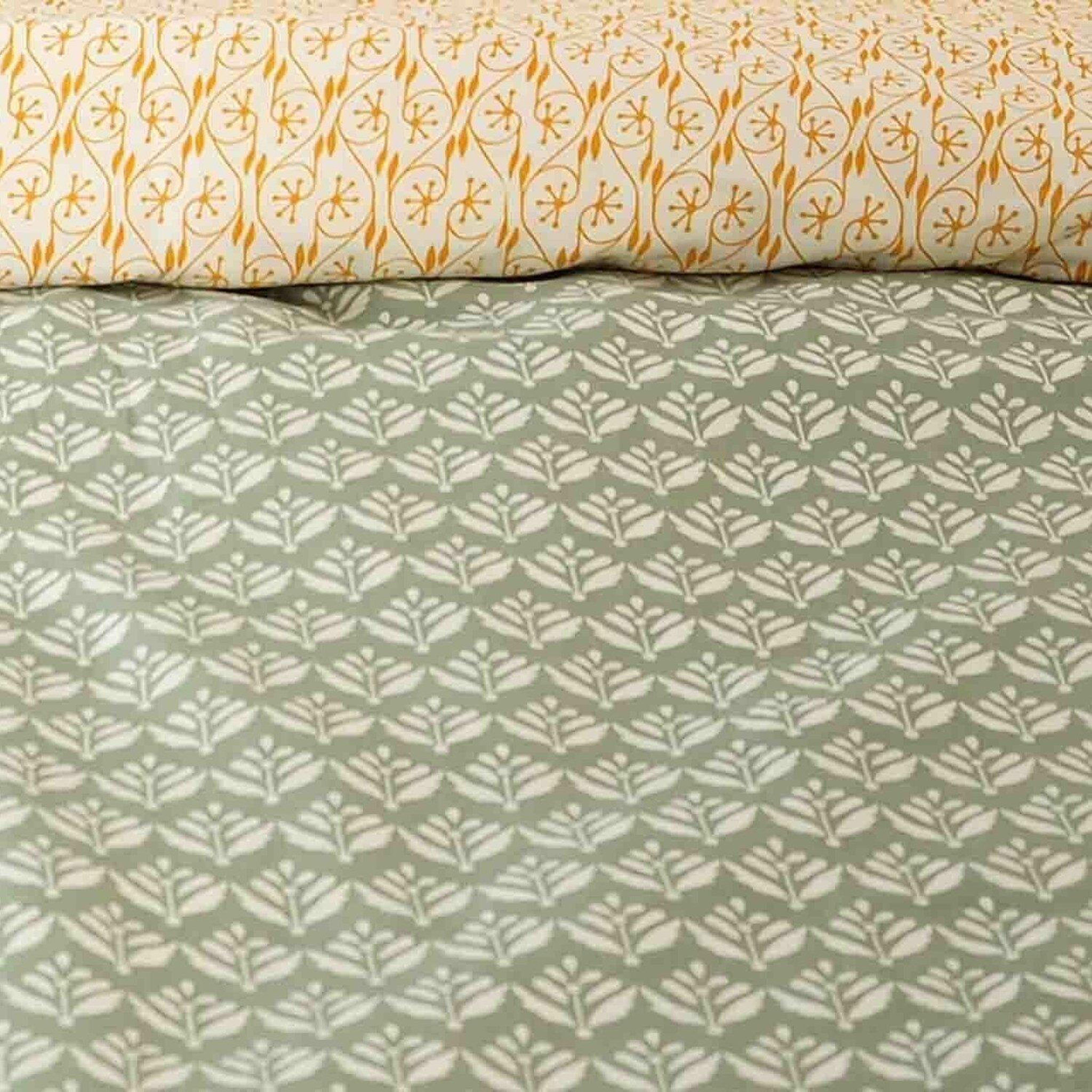 Voir la diapositive 5 : Home collection Parure de housse de couette 100% satin 78fils orient