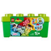 LEGO 10970 DUPLO La Caserne Et L'Hélicoptere des Pompiers, Jouet de Camion,  Motricité, Grandes Briques, Cadeau Enfants Des 2 Ans - ADMI