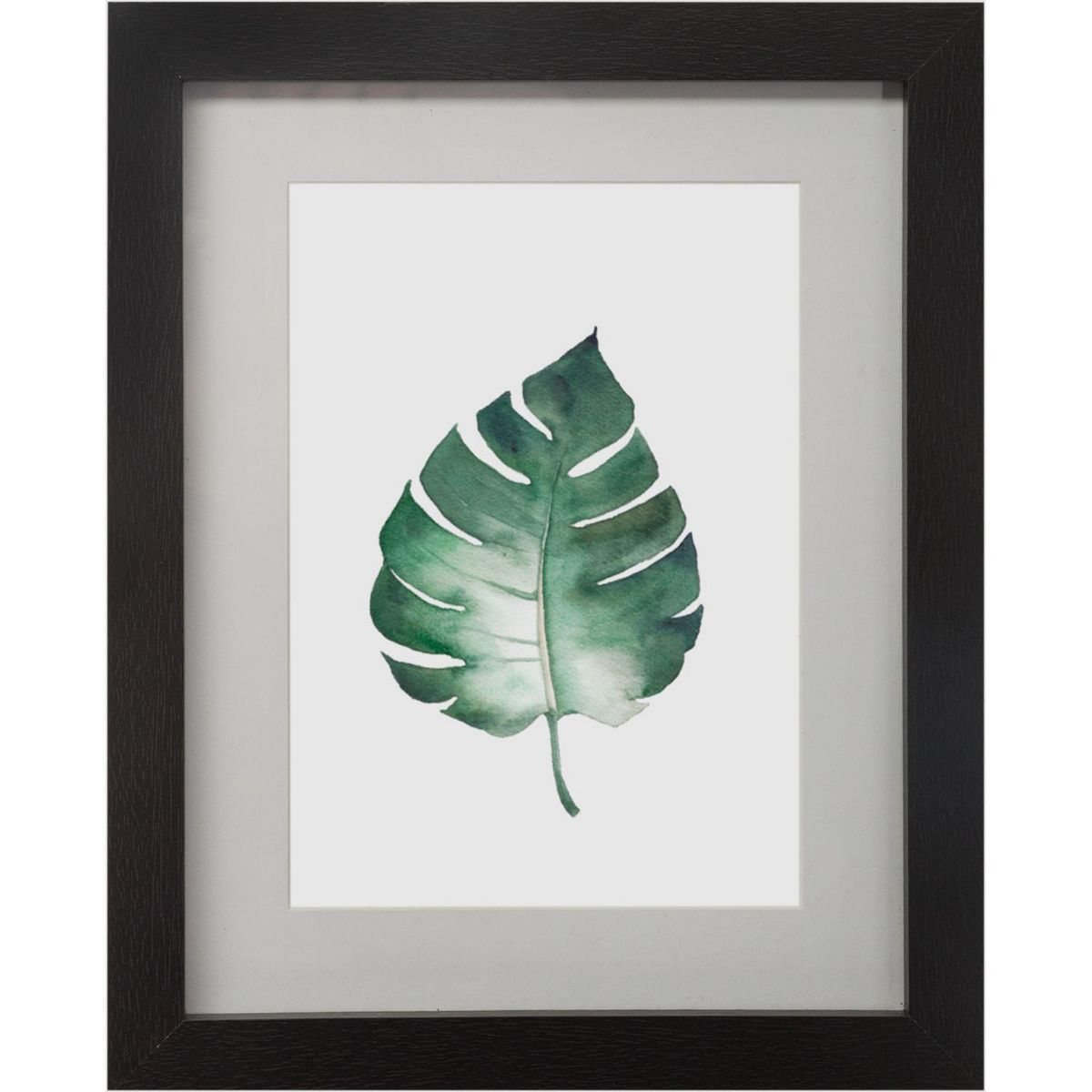 ATMOSPHERA 5 Cadres photos muraux Tropical - Noir