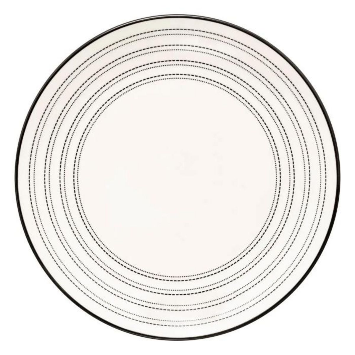 SECRET DE GOURMET Lot de 6 Assiettes à Dessert  Lunova  19cm Blanc