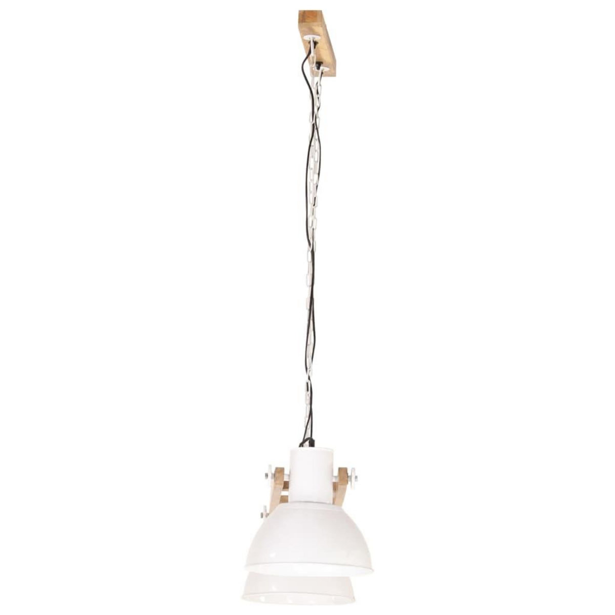 VIDAXL Lampe suspendue industrielle 25 W Blanc 109 cm E27