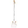 Voir la diapositive 5 : VIDAXL Lampe suspendue industrielle 25 W Blanc 109 cm E27