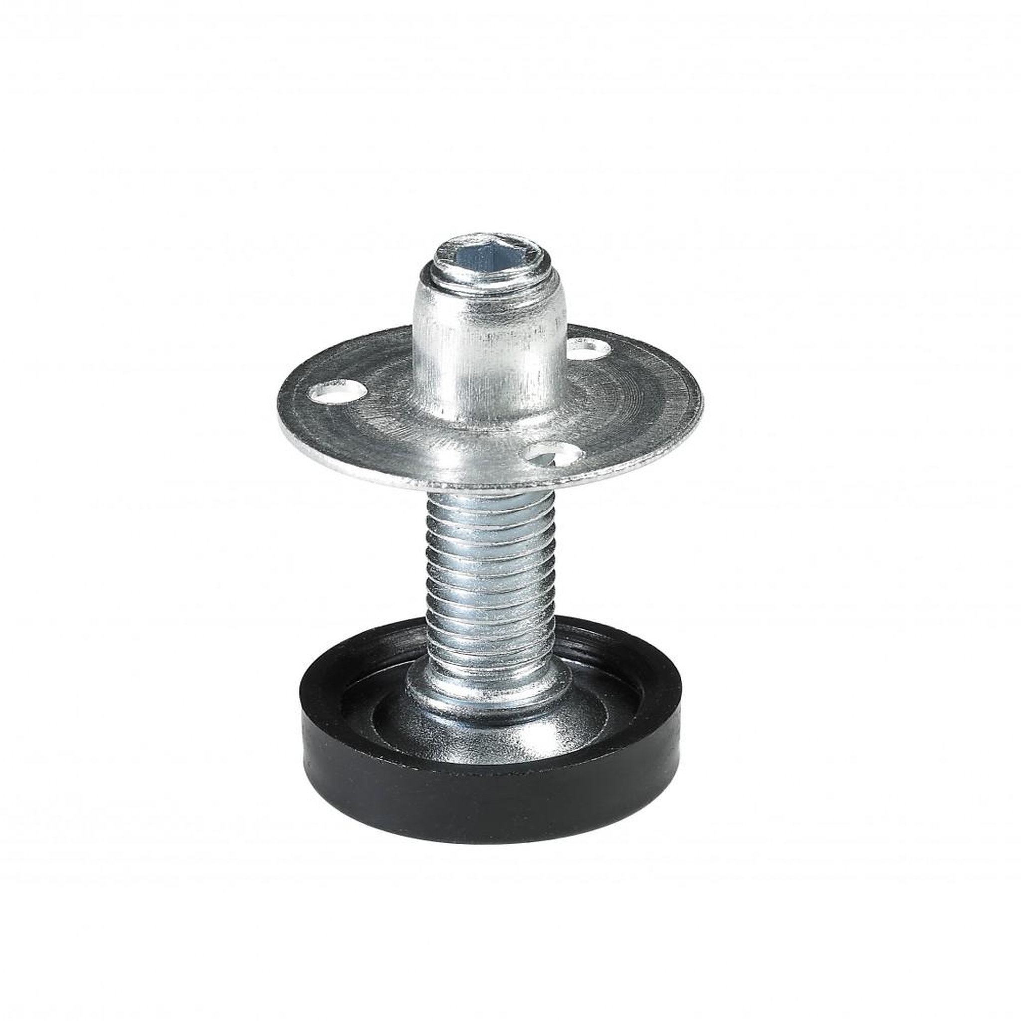 CENTRALE BRICO Vis de réglage et écrou acier, Diam.8 x H.40 mm