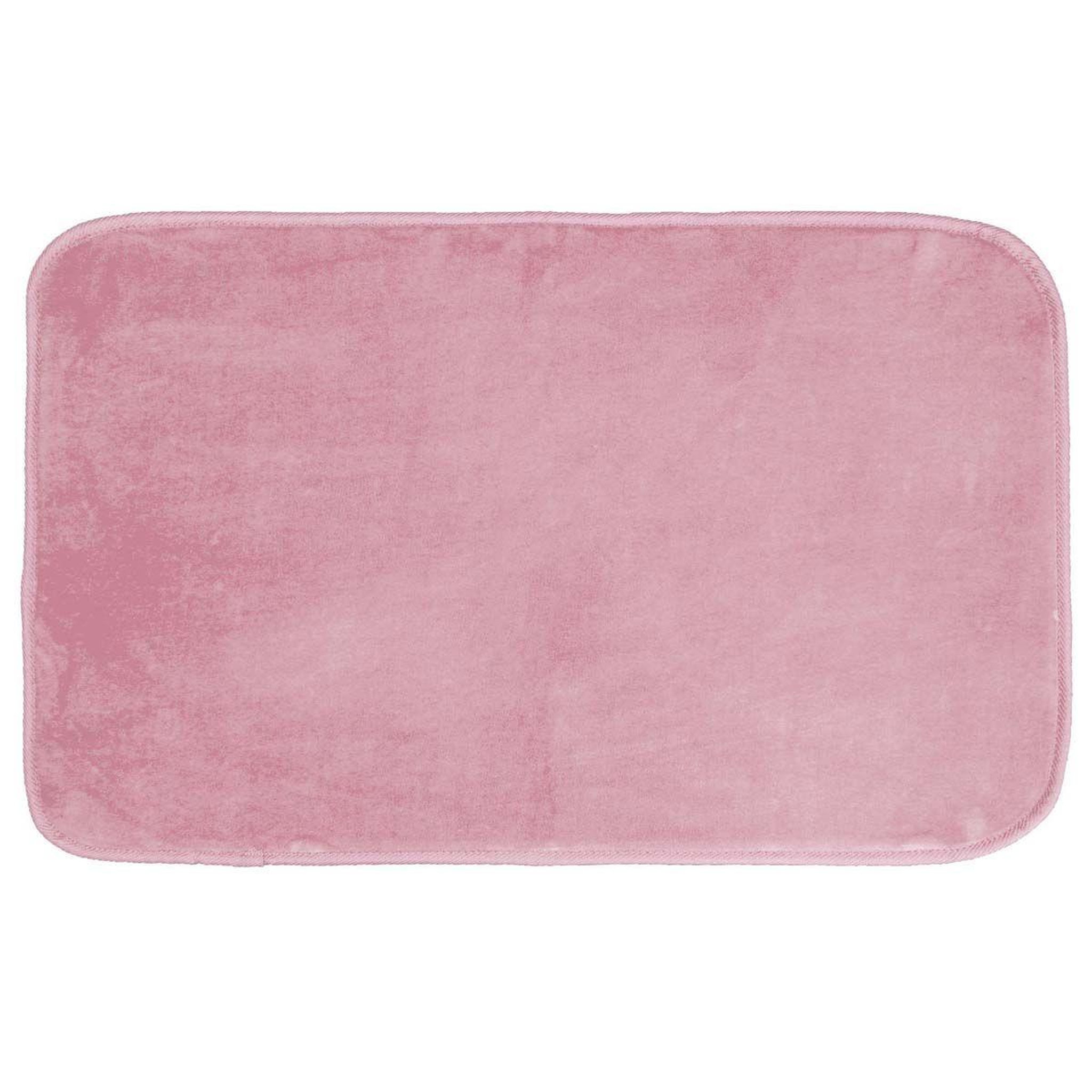 Voir la diapositive 2 : Douceur d'Intérieur Tapis de bain microfibre  vitamine ii  45x75cm rose