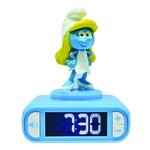 Lexibook Réveil avec veilleuse Schtroumpfette en 3D