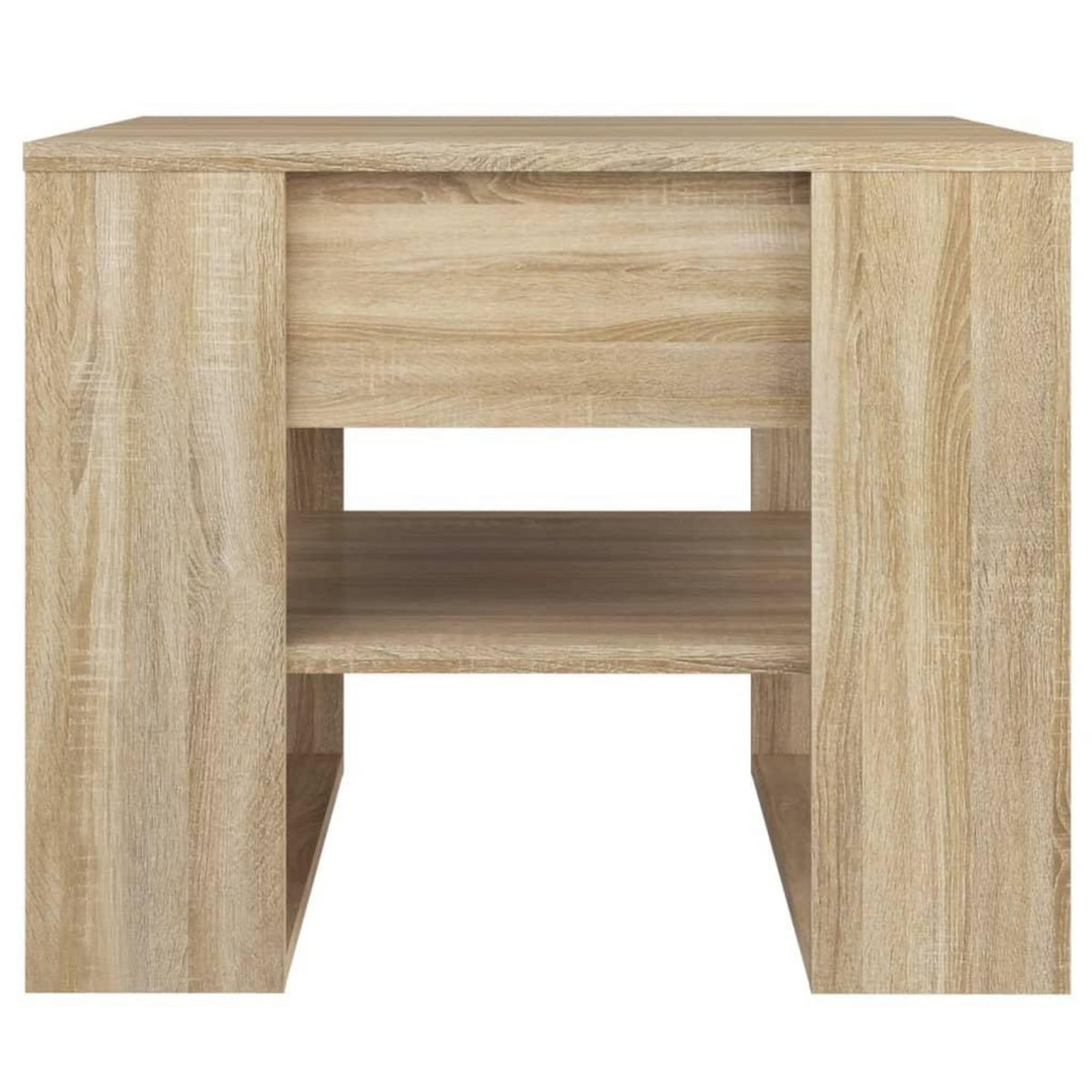 VIDAXL Table basse chene sonoma 55,5x55x45 cm bois d'ingenierie