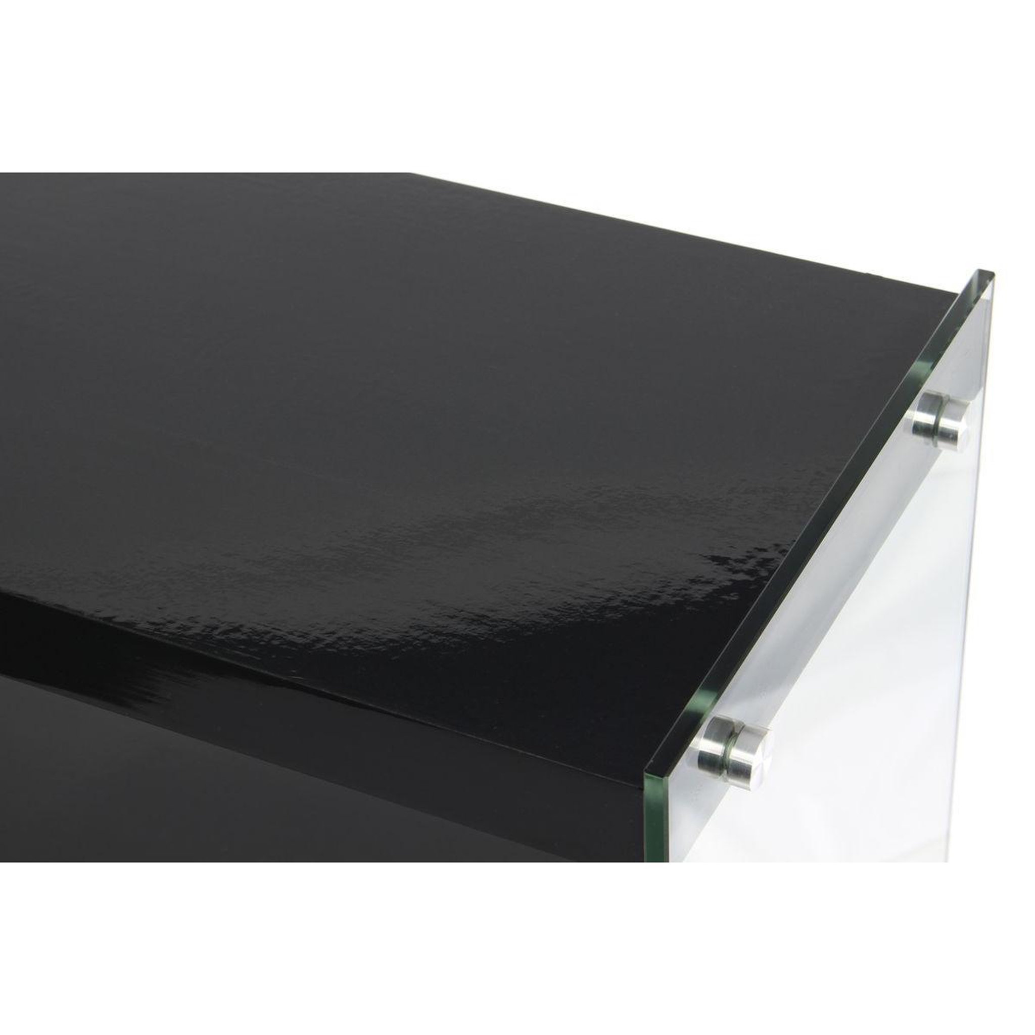 Voir la diapositive 2 : Paris Prix Étagère 4 Niveaux  Elementary  113cm Noir Brillant