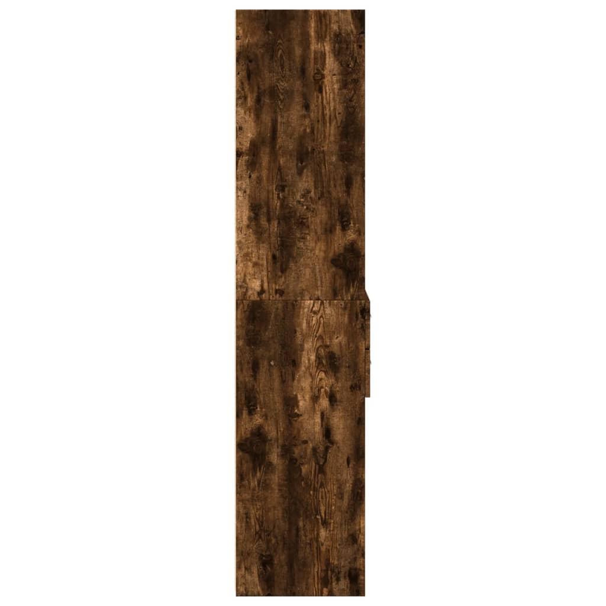 Voir la diapositive 5 : VIDAXL Buffet haut chene fume 50x42,5x185 cm bois d'ingenierie