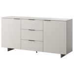 BEST MOBILIER Canterbury - buffet bas - beige - 180 cm. Coloris disponibles : Beige