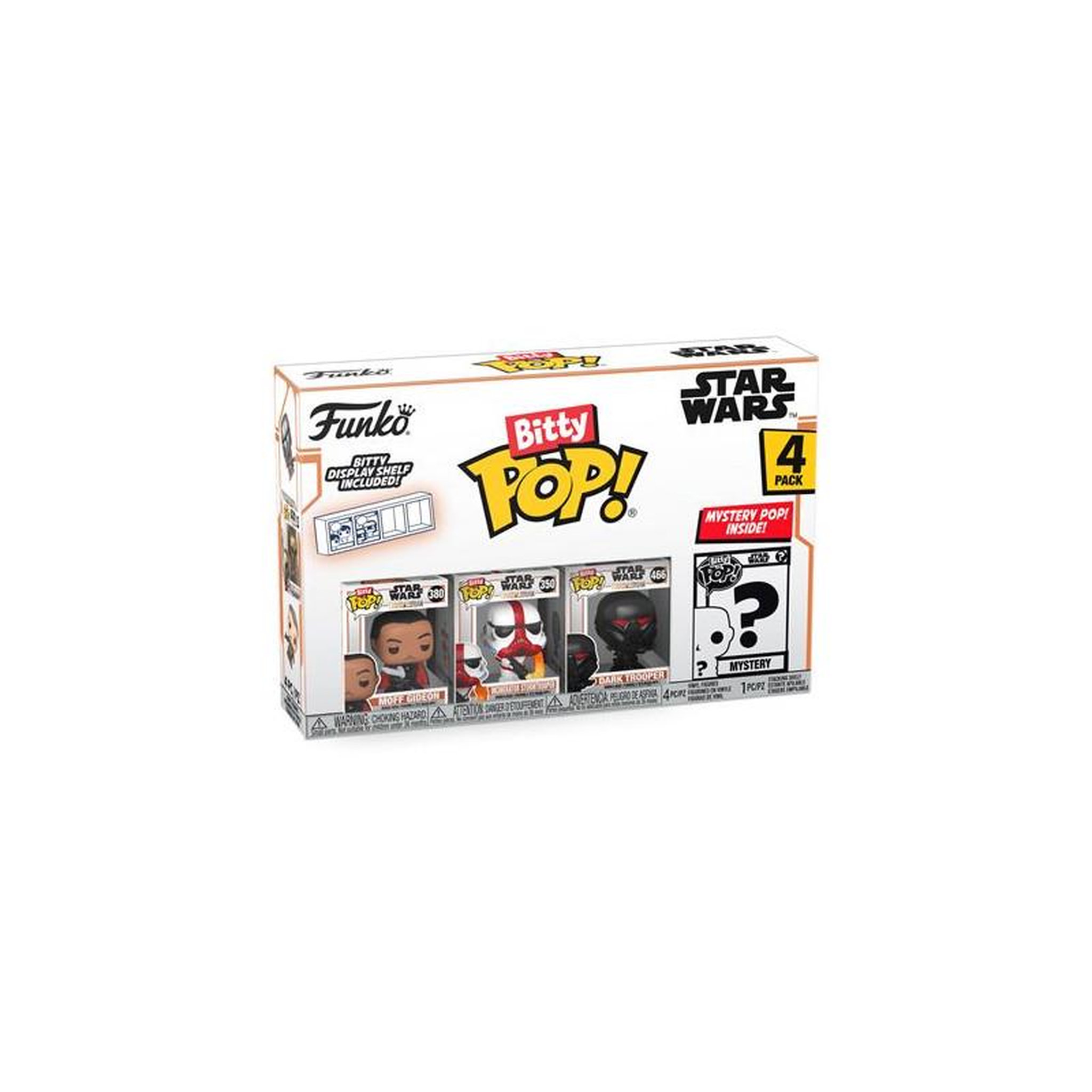 Funko Pack 4 Figurines Funko Bitty Pop Mandalorian Moff Gideon