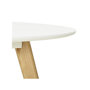 Voir la diapositive 4 : Paris Prix Table de Repas Scandinave  Pacio  90cm Blanc