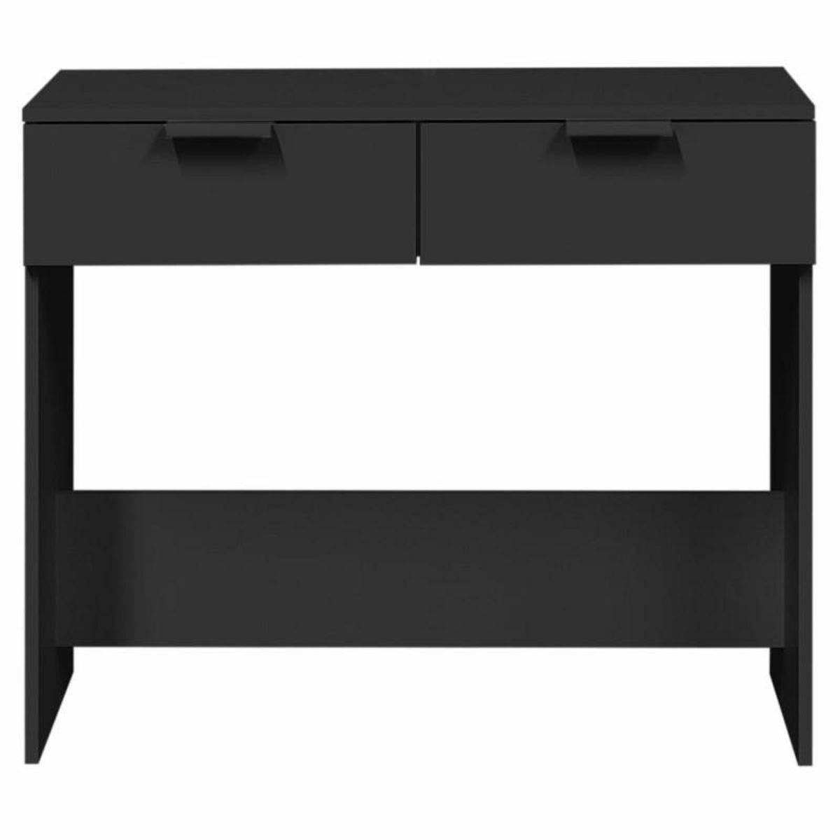 VIDAXL Table console noir 90x36x75 cm bois d ingénierie
