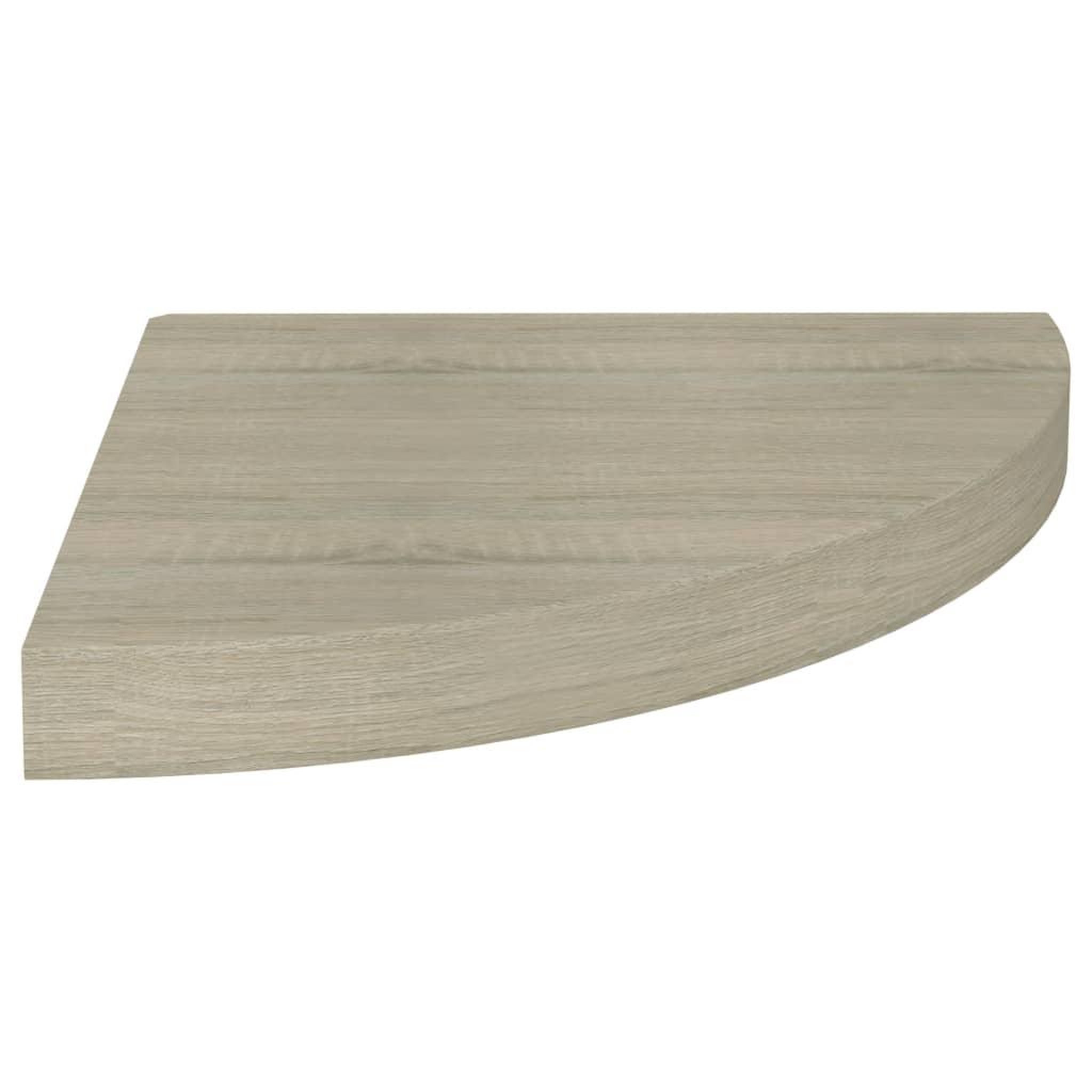 Voir la diapositive 3 : VIDAXL Etageres d'angle flottantes 4 pcs chene 35x35x3,8 cm MDF