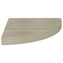 Voir la diapositive 3 : VIDAXL Etageres d'angle flottantes 4 pcs chene 35x35x3,8 cm MDF
