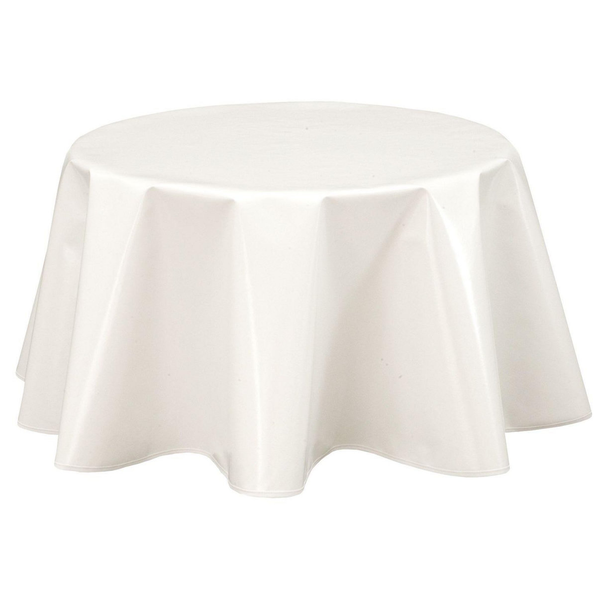 HABITABLE Nappe en toile cirée ronde design uni Joys