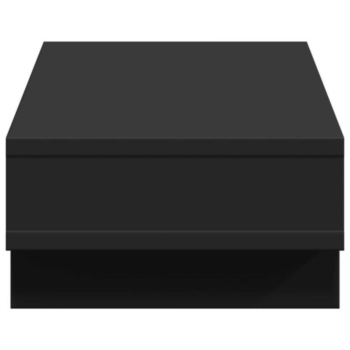 VIDAXL Support de moniteur noir 50x27x15 cm bois d ingénierie