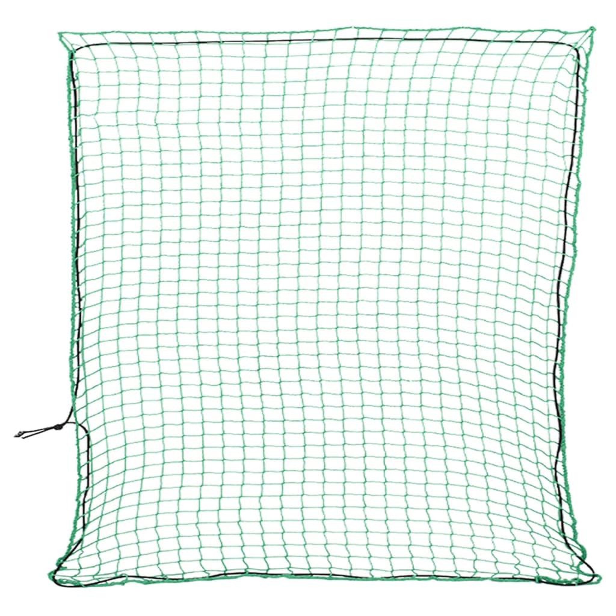 VIDAXL Filet pour remorque avec corde elastique vert 3x3 m PP