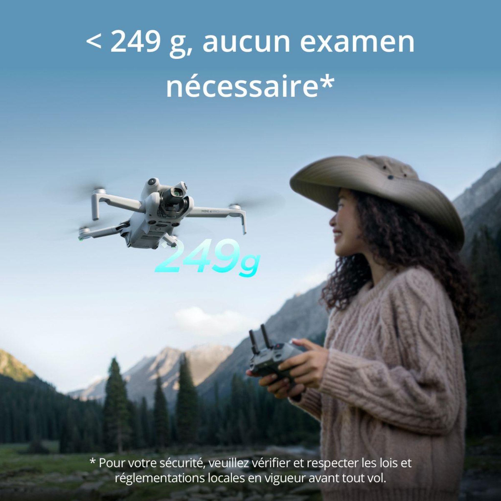 Voir la diapositive 3 : DJI Drone Mini 4 Pro