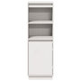 Voir la diapositive 4 : VIDAXL Buffet haut Blanc 37x34x110 cm Bois massif de pin