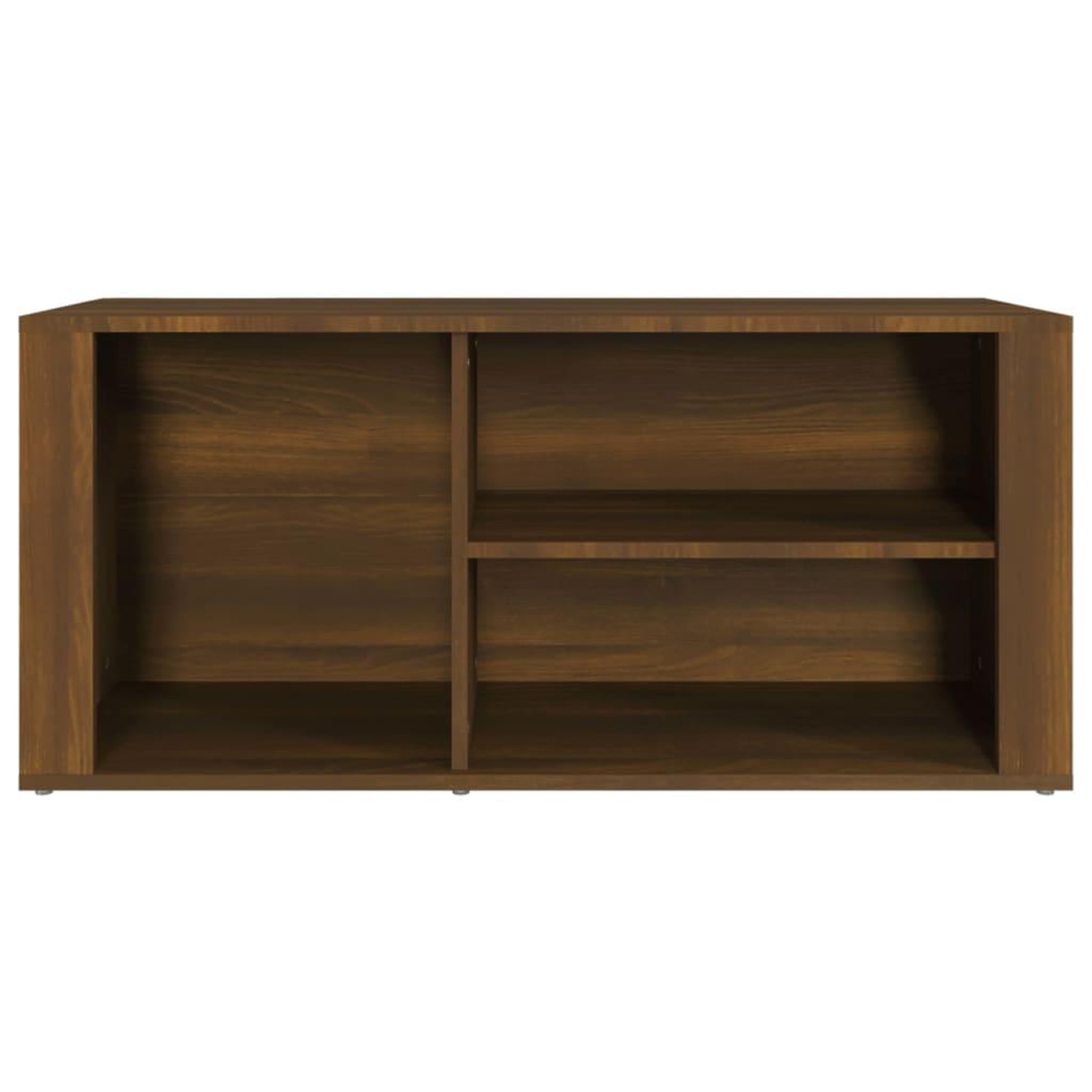 Voir la diapositive 5 : VIDAXL Armoire a chaussures Chene marron 100x35x45cm Bois d'ingenierie