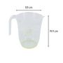Voir la diapositive 4 : Fackelmann Set de 100 poches à douilles professionnelles jetables 50 cm et Verre doseur transparent en plastique 1 litre FM Professional