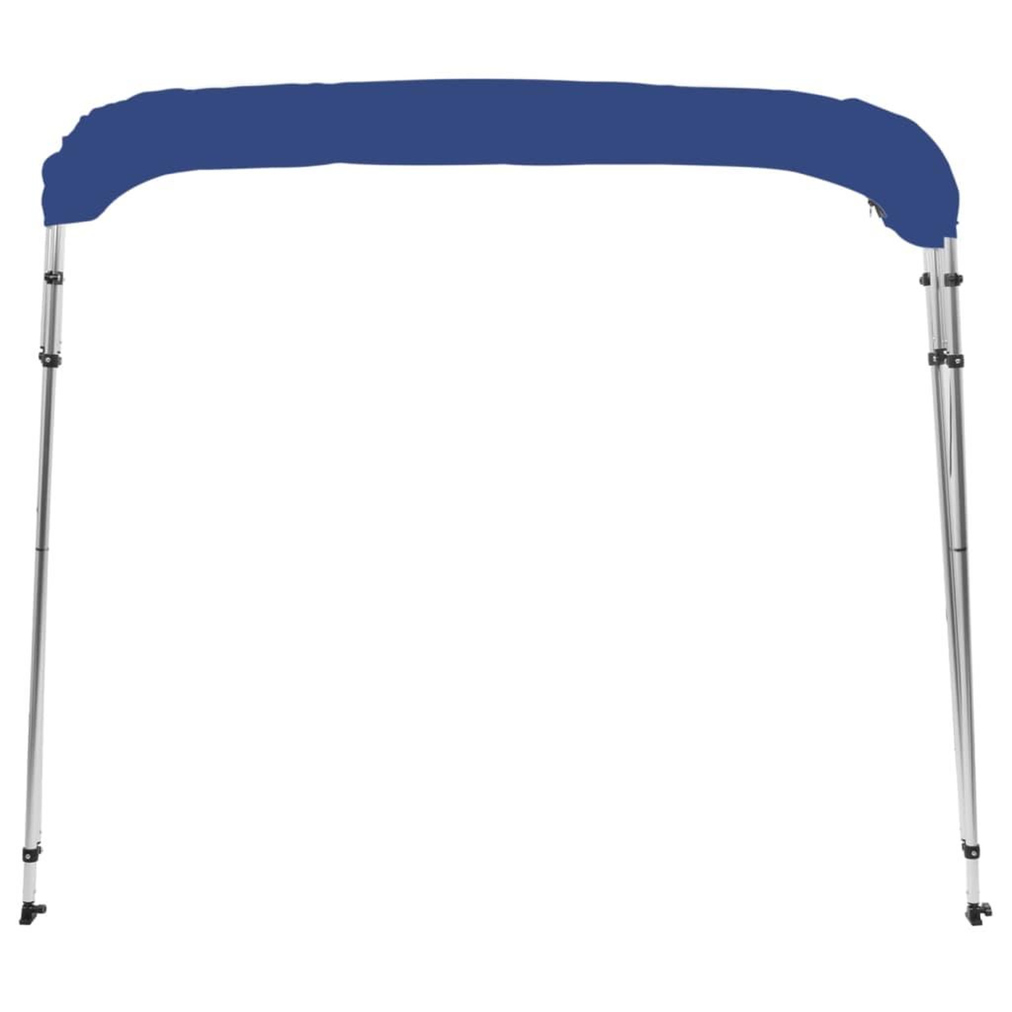 Voir la diapositive 3 : VIDAXL Auvent bimini a 4 arceaux Bleu 243x196x137 cm