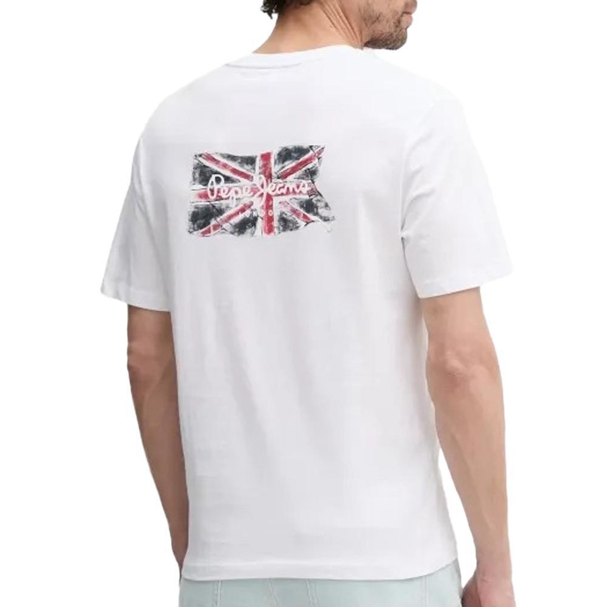Voir la diapositive 2 : Pepe Jeans T-shirt Blanc Homme Pepe Jeans Dulwich