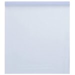 VIDAXL Film de fenetre statique depoli blanc transparent 45x500cm PVC