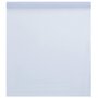 Voir la diapositive 1 : VIDAXL Film de fenetre statique depoli blanc transparent 45x500cm PVC
