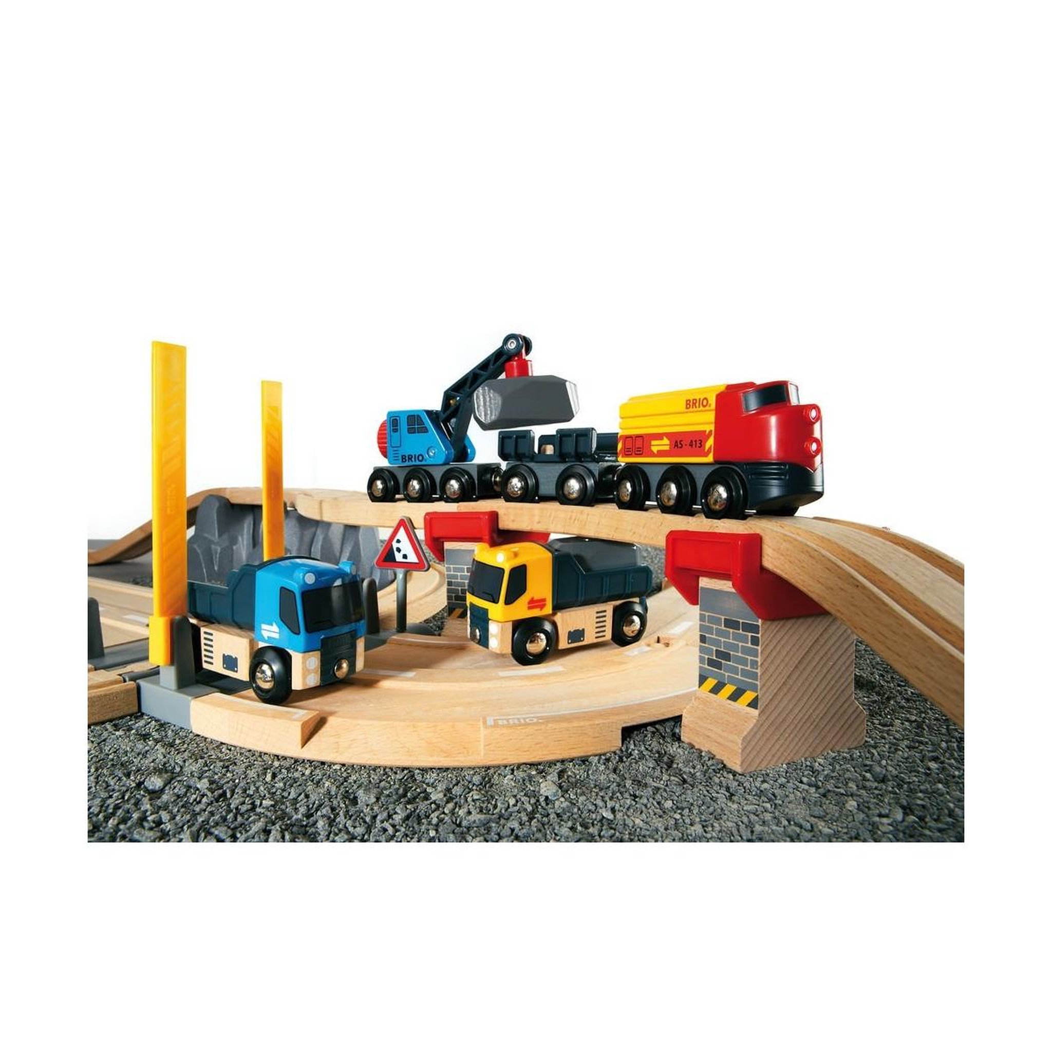 Voir la diapositive 4 : Brio 33210 Circuit Rail Route Transport de Roches