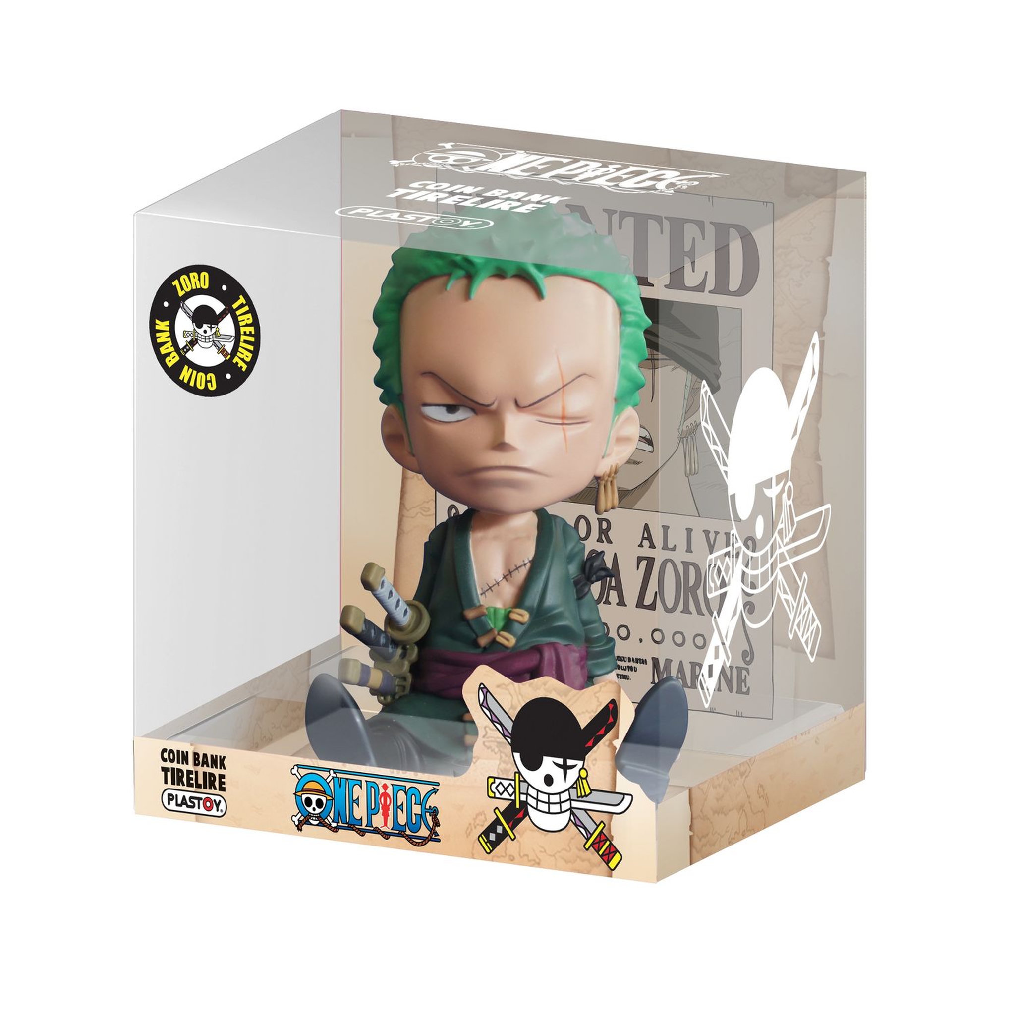 Voir la diapositive 2 : Tirelire Zoro One Piece