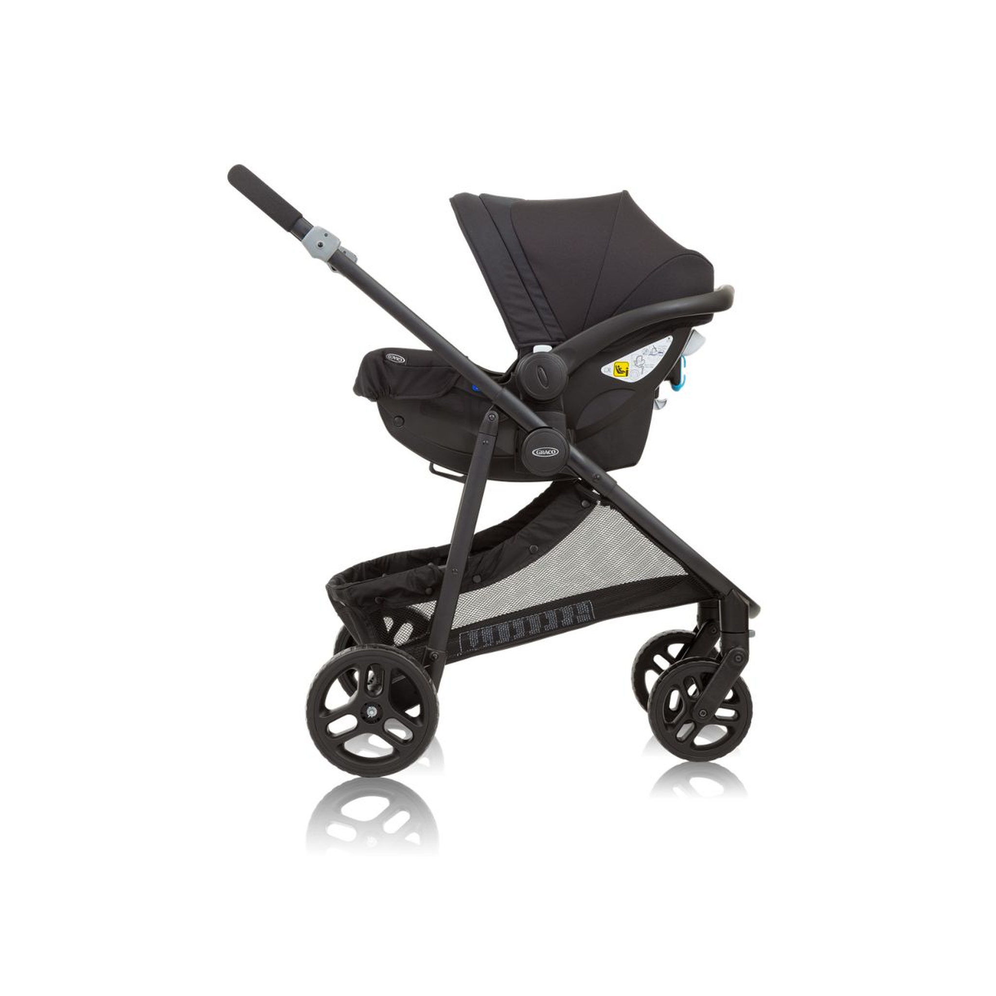 Voir la diapositive 8 : GRACO Poussette 2 en 1 landau TRANSFORM avec protection pluie