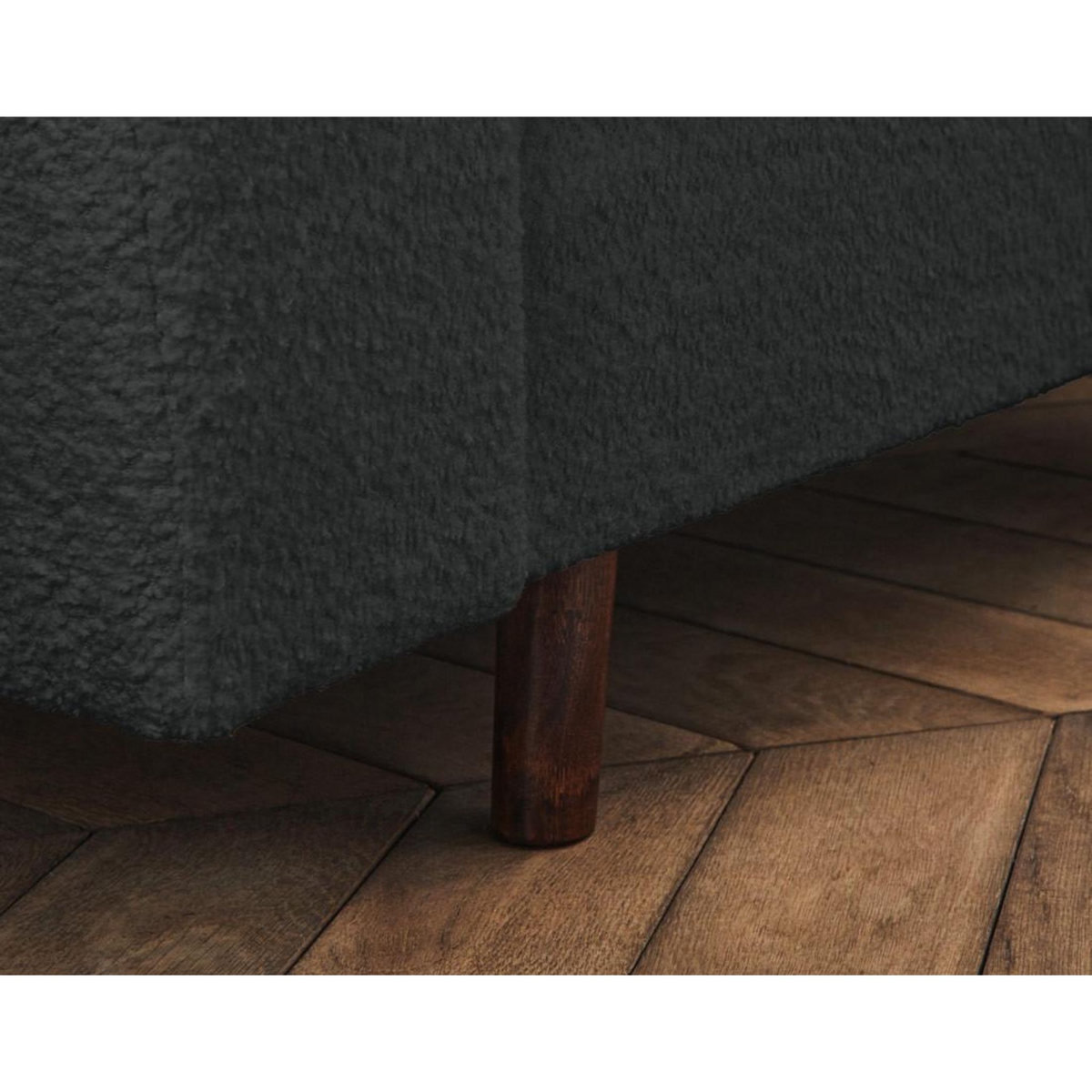 LISA DESIGN Rune - fauteuil - en tissu bouclette