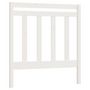 Voir la diapositive 2 : VIDAXL Tete de lit Blanc 95x4x100 cm Bois massif de pin