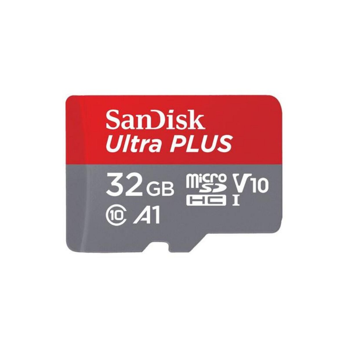 SANDISK Carte Mémoire SanDisk Ultra Plus MicroSDHC UHS I 32 Go avec Adaptateur microSD, microSDHC et microSDXC