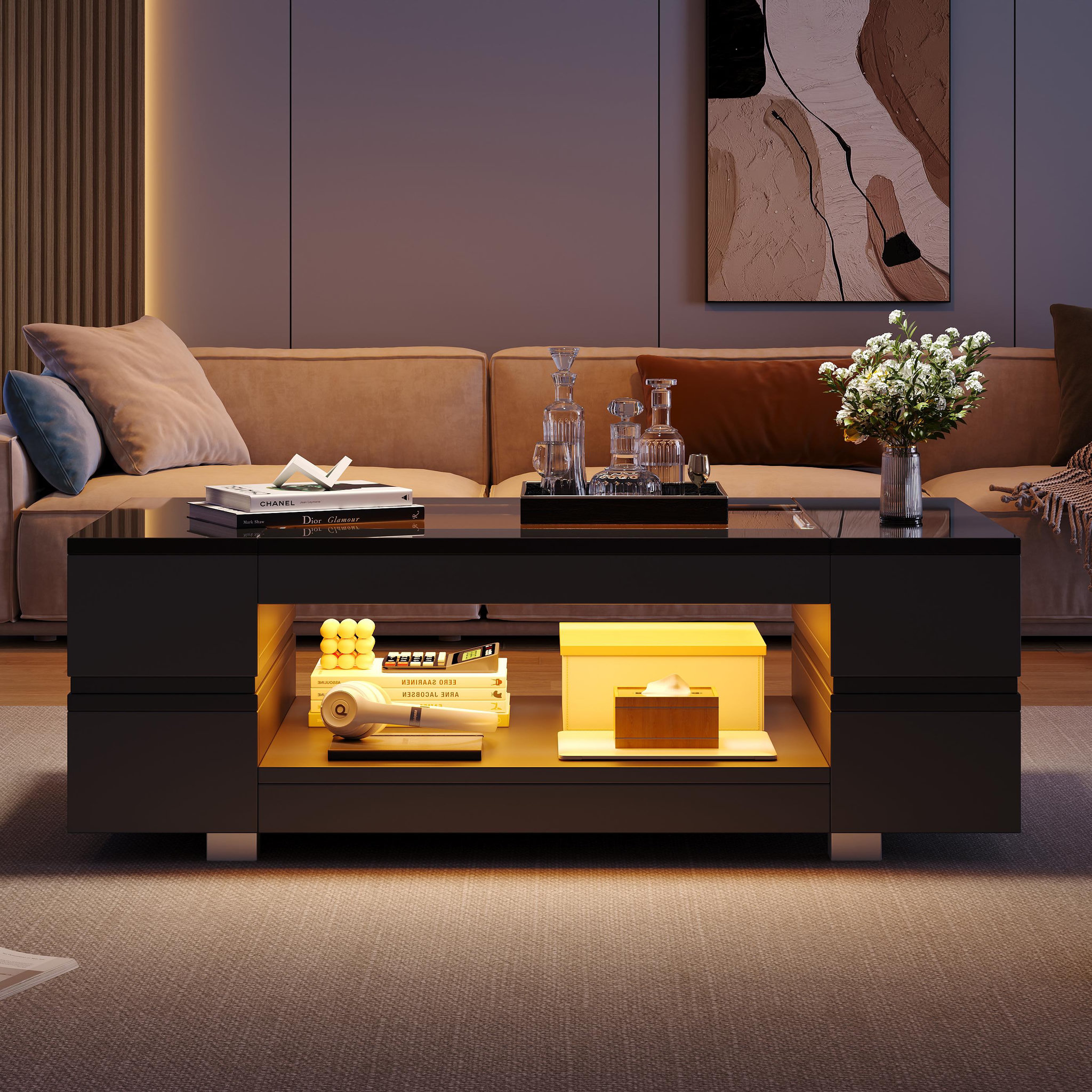 Voir la diapositive 2 : MERAX Table basse rectangulaire